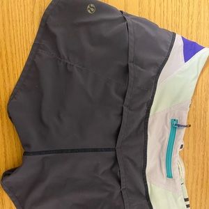 LULULEMON SPEED UP 2.5 SHORTS SIZE SIX